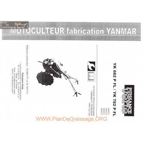 Yanmar Yk 682 Pfl Yk782pfl Manuel Utilisateur