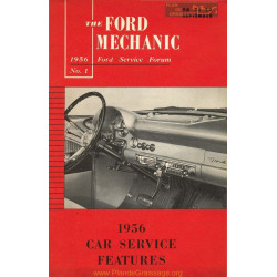 Ford Mechanic Car Features Service 1956