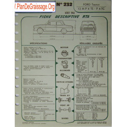 Ford Taunus 12m P4 Ts Tc 232