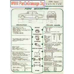 Ford Taunus 12m P4 Ts Tc Fd