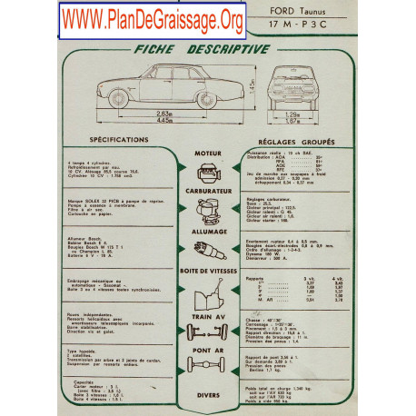 Ford Taunus 17m P3 C Fd