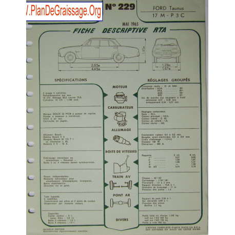 Ford Taunus 17m P3c 229