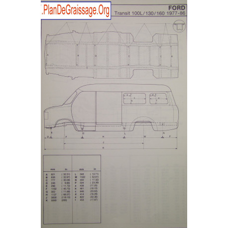 Ford Transit 100l 130 160 1977 86