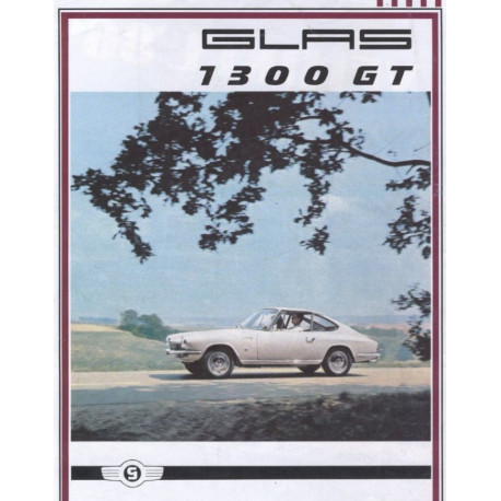 Glas 1300 Gt Affiche