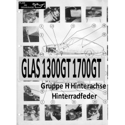 Glas 1300gt 1700gt 3 Gruppe H Hinterachse Hinterradfeder