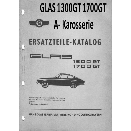 Glas 1300gt 1700gt A Karosserie