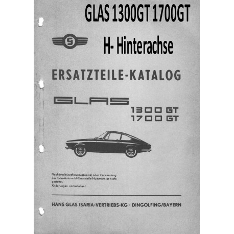 Glas 1300gt 1700gt H Hinterachse