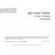Honda 2011 Civiccoupe User Manual