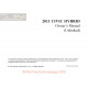 Honda 2011 Civichybrid User Manual