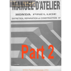 Honda prelude 1997 entretien reparation Part2
