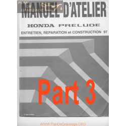 Honda prelude 1997 entretien reparation Part3