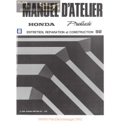 Honda Prelude Manuel 4G BB1 3 1992