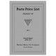 Hudson 1911 33 Parts Price List