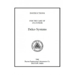 Hudson 1914 Junior Delco Systems