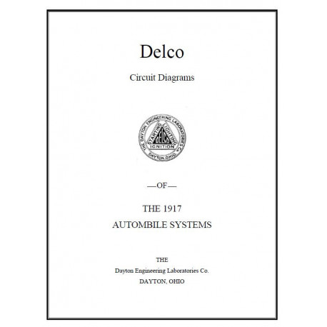 Hudson 1917 Delco Circuit Diagrams