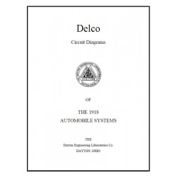 Hudson 1918 Delco Circuit Diagrams