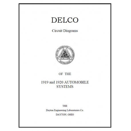Hudson 1919 20 Delco Circuit Diagrams