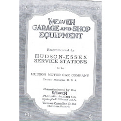 Hudson 1924 Weaver Garage Equipment
