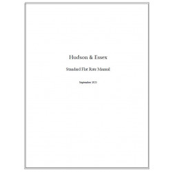 Hudson 1925 Standard Flat Rates