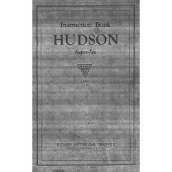 Hudson 1926 Instruction Book