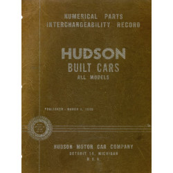 Hudson 1927 1950 Inter Change Manual