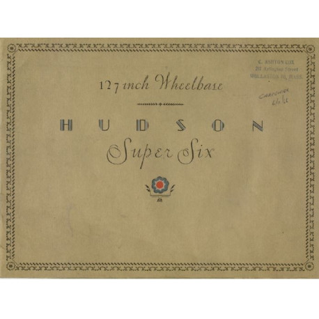 Hudson 1928 Color Catalog