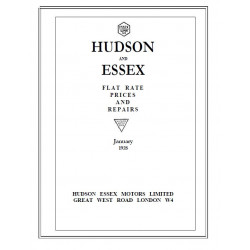 Hudson 1928 Flat Rate Prices Repairs Uk