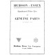 Hudson 1929 Condensed Parts Price List