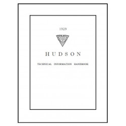 Hudson 1929 Tech Handbook