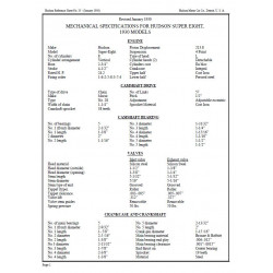 Hudson 1930 Ref Sheet 35 Mech Specs