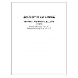 Hudson 1931 37 Mechanical And Technical Bulletins