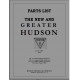 Hudson 1932 Parts List Jan