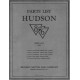 Hudson 1933 6 8 Parts List