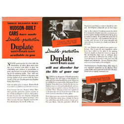 Hudson 1933 Duplate Safety Glass Info