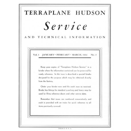 Hudson 1934 Series Vol1 No2 Jan Mar