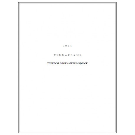 Hudson 1934 Terraplane Tech Handbook