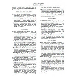 Hudson 1935 42 Service Notes