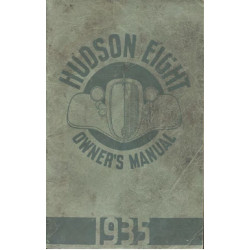 Hudson 1935 8 Owners Manual