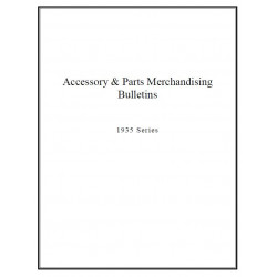 Hudson 1935 Accessory Parts Merchandising Bulletins