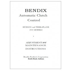 Hudson 1935 Bendix Automatic Clutch Control