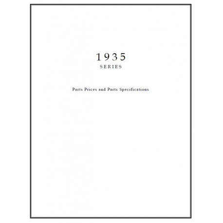 Hudson 1935 Parts Prices Parts Specs