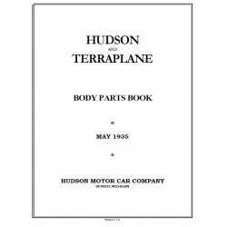 Hudson 1935 Terraplane Body Parts Book