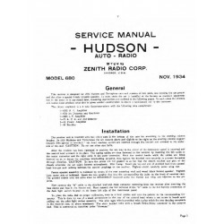 Hudson 1935 Terraplane Zenith Model 680 Radio