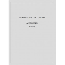 Hudson 1936 37 Accessory Bulletins