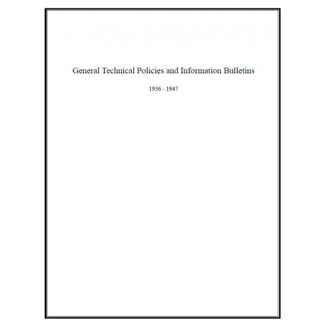 Hudson 1936 47 Tech Policies Info Bulletins