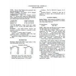 Hudson 1936 63 Electrical Tune Up