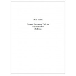 Hudson 1936 General Accessory Policies Info