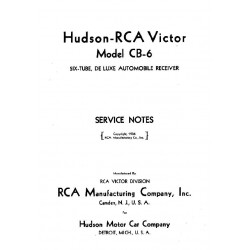 Hudson 1936 Rca Cb 6 Model Radio