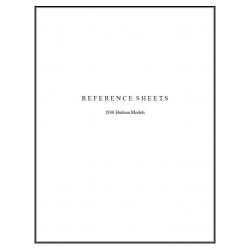 Hudson 1936 Reference Sheets