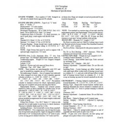 Hudson 1936 Terra Mech Elec Tune Up Specs